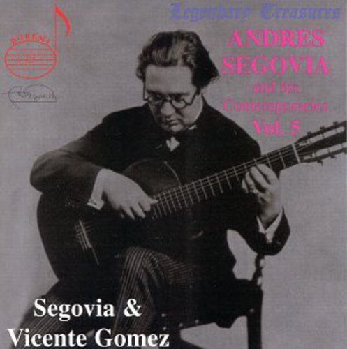 the album cover for Andres Segovia - His Contemporaries 5
