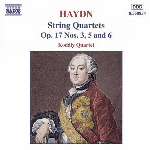 the album cover for Kodaly Quartet - String Quartets Op 17 #3 #5 & #6