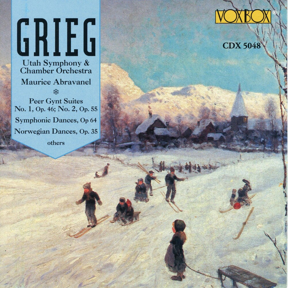 the album cover for Utah Symphony Orchestra - Grieg: Works for Orchestra