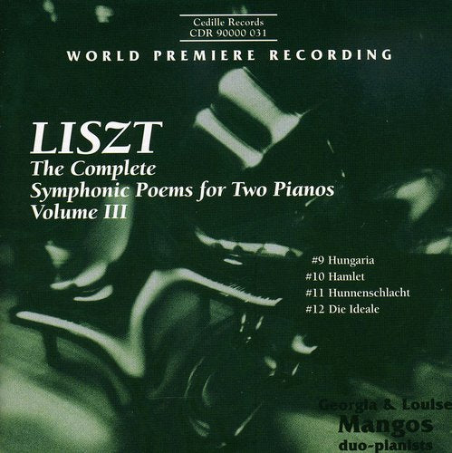 the album cover for Georia Mangos & Louise - Complete Symphonic Poems for 2 Pianos III