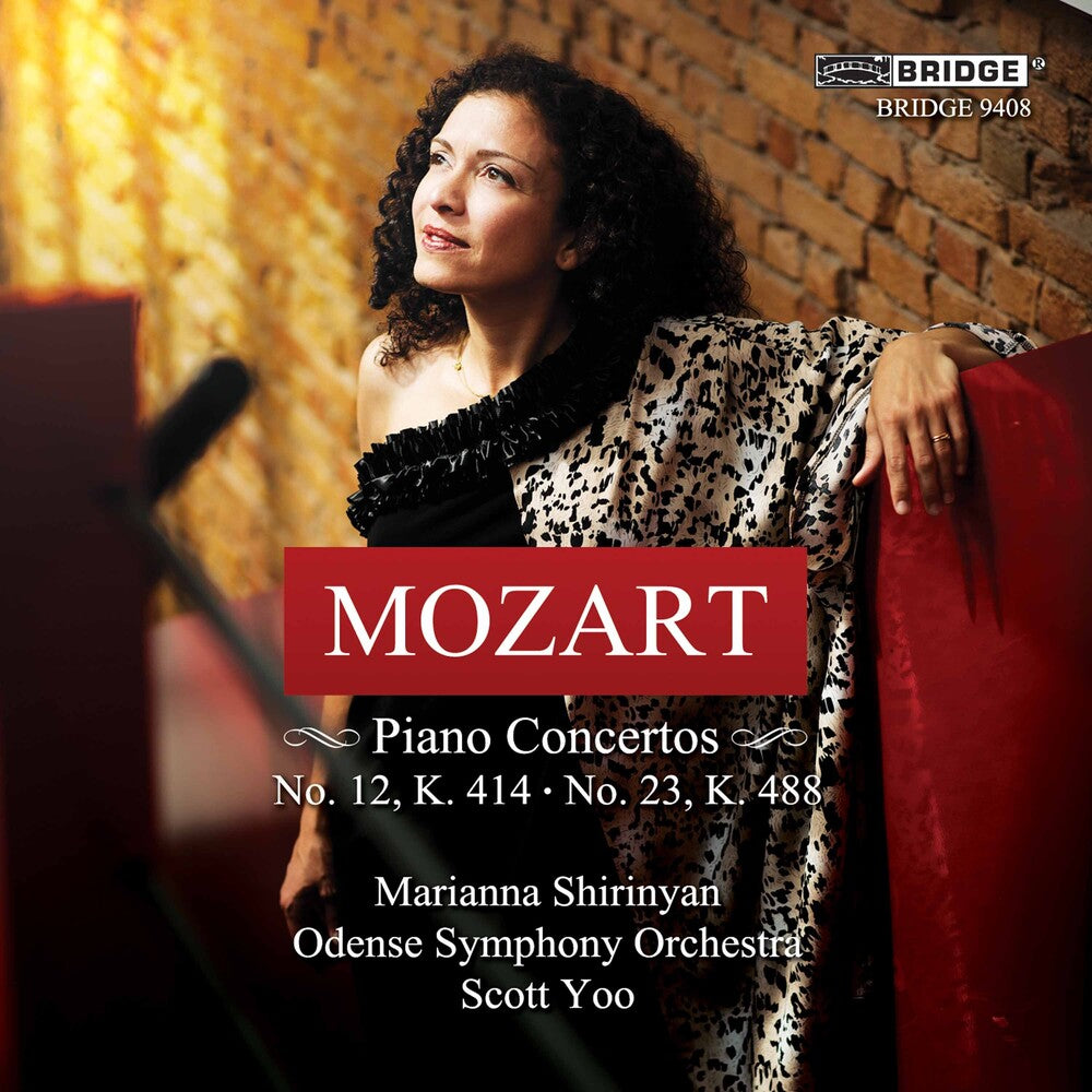 the album cover for Marianna Shirinyan - Mozart Piano Concertos Vol. 4