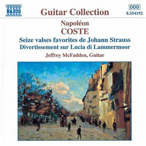 the album cover for Jeffrey Mcfadden - Seize Valses Favorites de Johann Strauss Op 7
