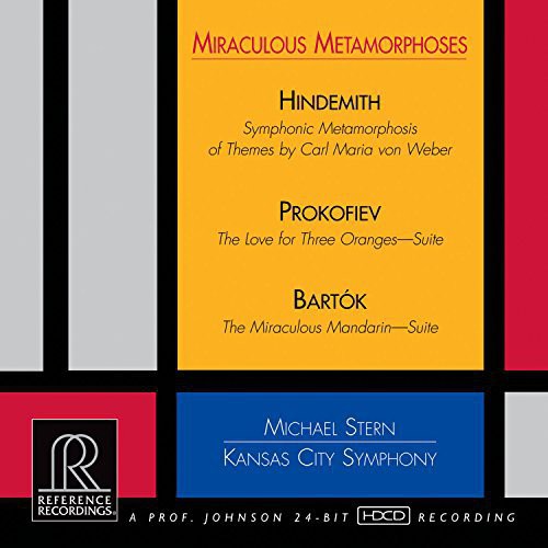 the album cover for Kansas City Symphony - Miraculous Metamorphoses