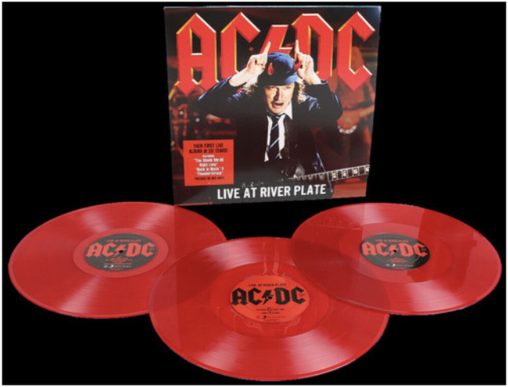 the album cover for AC/DC - Live at River Plate