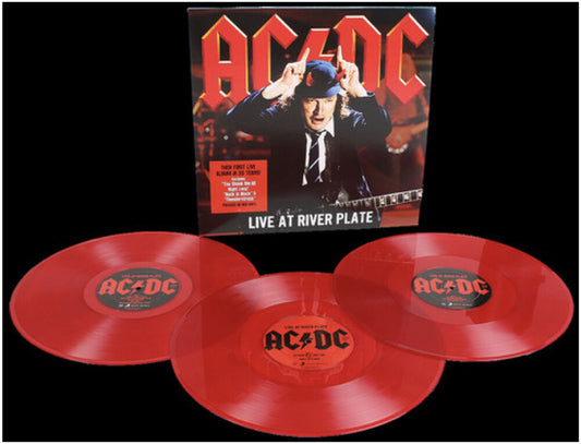the album cover for AC/DC - Live at River Plate