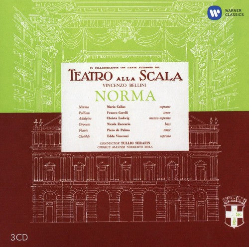 the album cover for Bellini / Callas / Ludwig / Corelli / Chorus - Norma (1960)