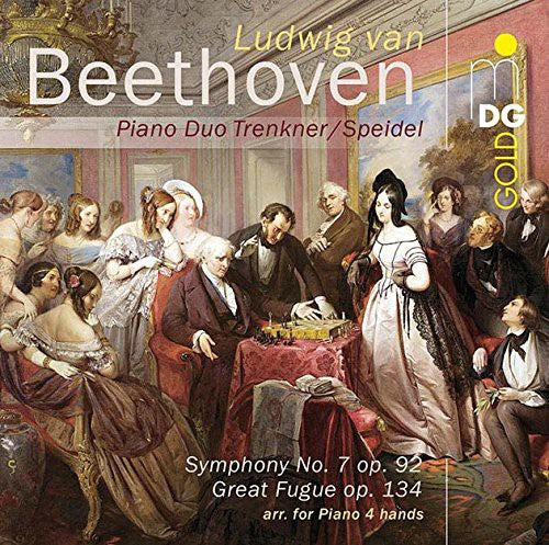 the album cover for Beethoven / Piano Duo Trenkner / Speidel - Music for Piano Duo