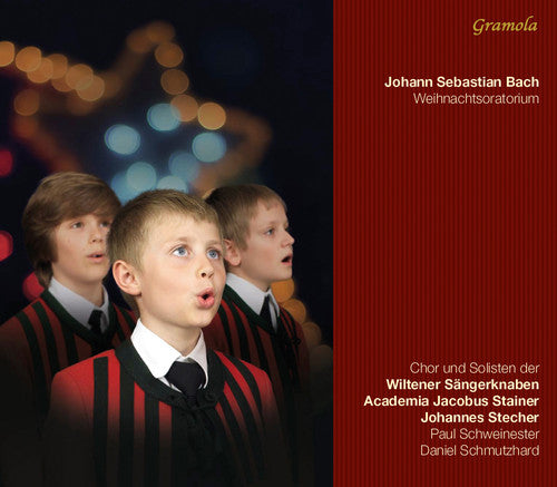 the album cover for Bach / Wiltener Saengerknaben / Academia Jacobus - Weihnachtsoratorium