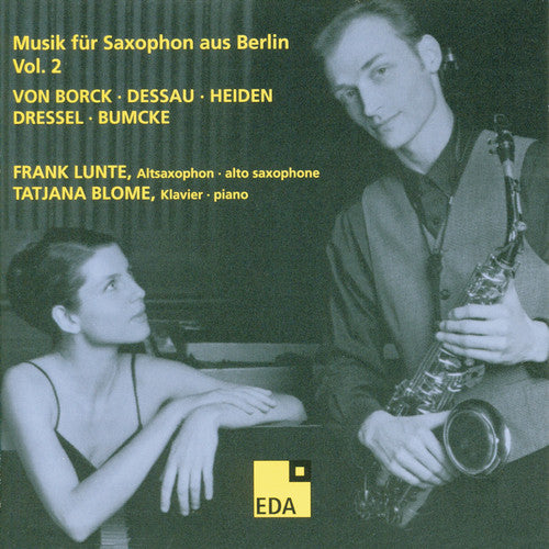 the album cover for Frank Lunte - Music for Saxophone 2