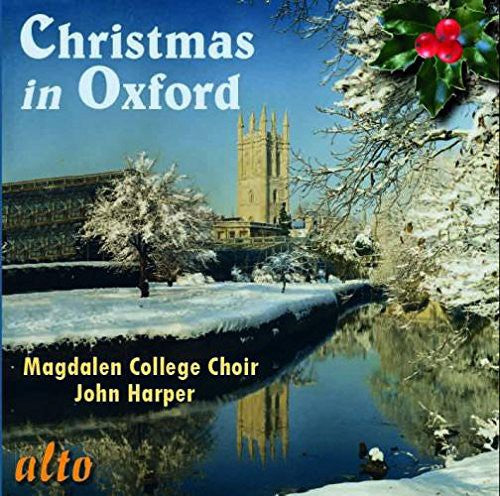 the album cover for Choir Of Magdalen College Oxford / Harper - Christmas Carols from Oxford