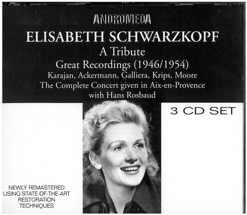the album cover for Schwarzkopf - Elisabeth Schwarzkopf