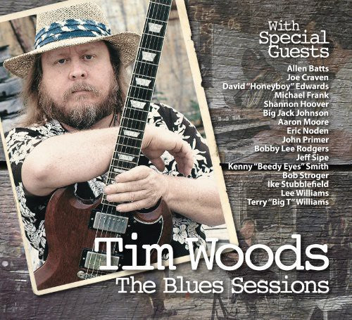 the album cover for Tim Woods - Blues Sessions