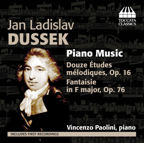 the album cover for Dussek / Paolini - Pno Music