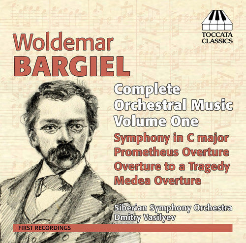 the album cover for Bargiel / Vasilyev / Siberian Sym Orch - Orchl Music Vol. 1