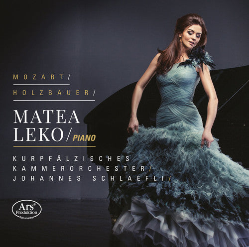 the album cover for Mozart / Holzbauer - Pno Cons K. 414 & 488-Holzbauer: Symphonia a 10