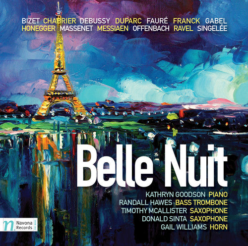 the album cover for Debussy / Chabrier / Franck - Belle Nuit