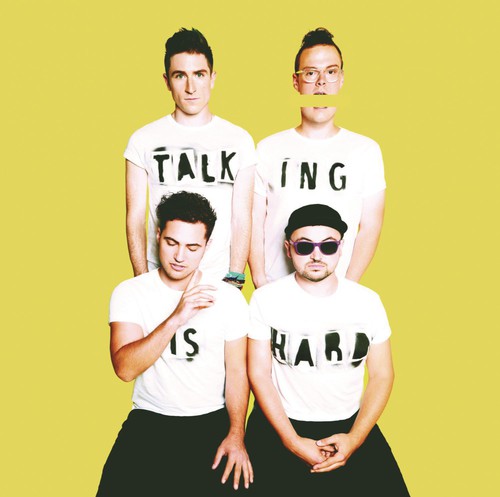the album cover for Walk The Moon - Talking Is Hard