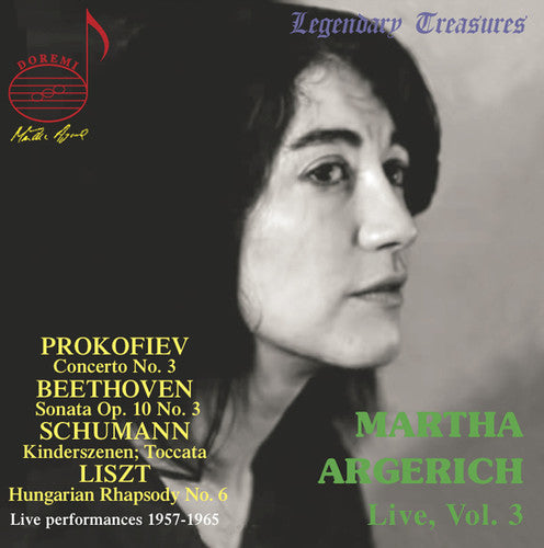 the album cover for Martha Argerich - Martha Argerich 3