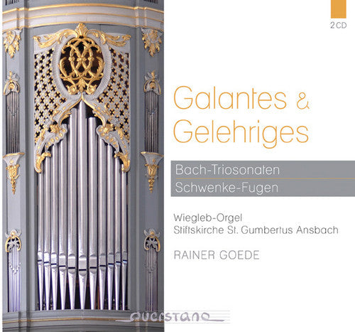 the album cover for J Bach S / Goede,Rainer - Triosonatas / Four Fugues