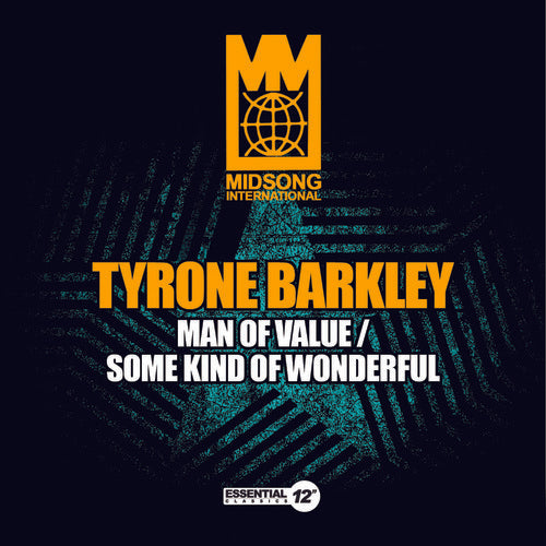 the album cover for Tyrone Barkley - Man of Value / Some Kind of Wonderful