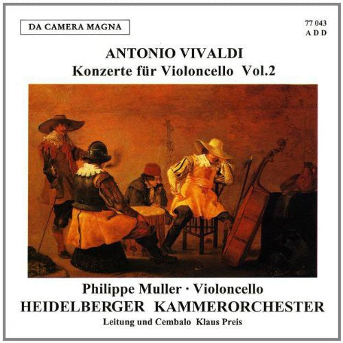 the album cover for Vivaldi - Cons for Violon Cello