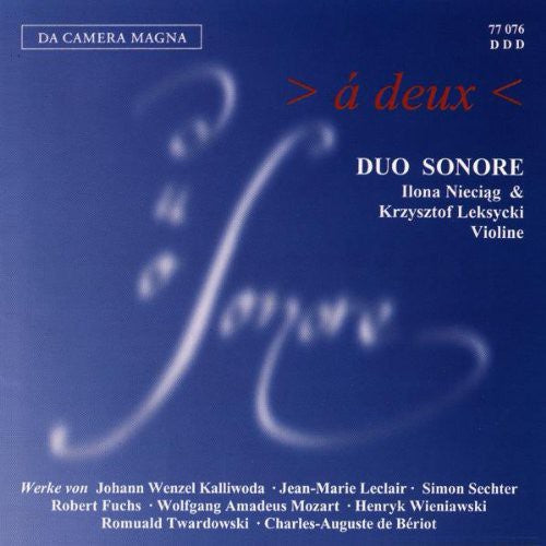 the album cover for Kalliwoda / Leclair / Sechter - Deux