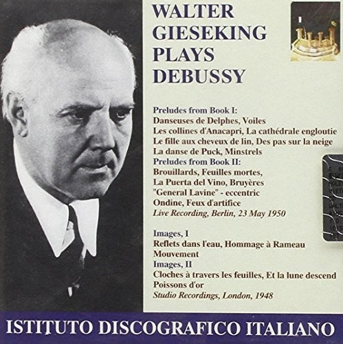 the album cover for WALTER GIESEKING - Preludes Images
