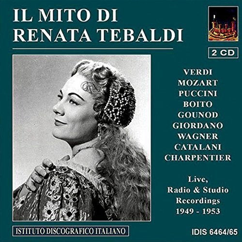 the album cover for Renata Tebaldi - Opera Arias