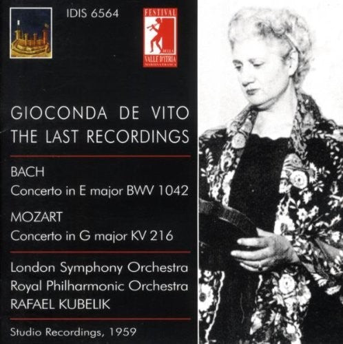 the album cover for GIOCONDA DE VITO - Violin Con