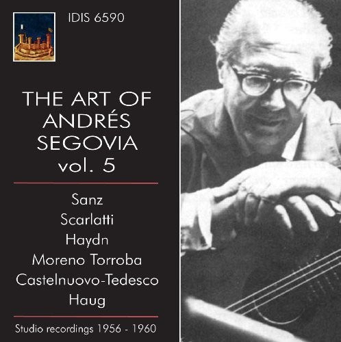 the album cover for Andrés Segovia - Art of Segovia 5