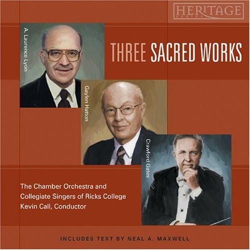 the album cover for Kevin Call - Three Sacred Works