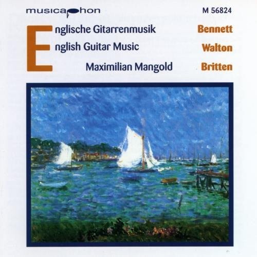 the album cover for Maximilian Mangold - English Guitar Music: Impromptus / Sonata