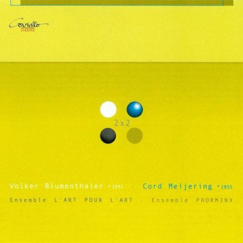 the album cover for Blumenthaler / Meijering / Ens Lart Pour Lart - Glasnacht