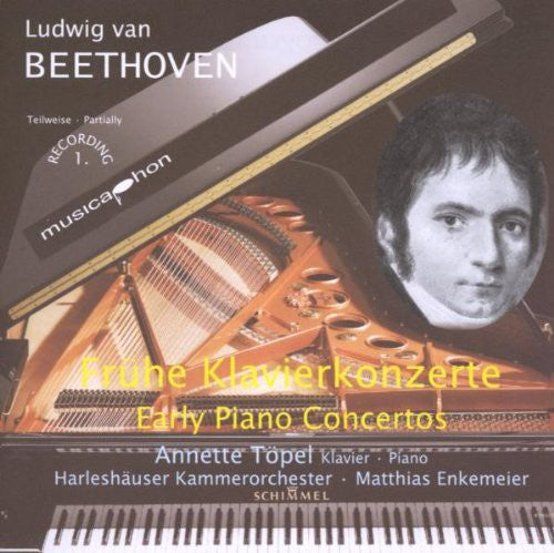 the album cover for Annette Topel - Early Piano Concertos