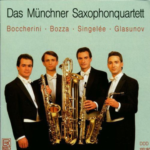 the album cover for Boccherini / Munchner - Das Munchner Saxophon QRT