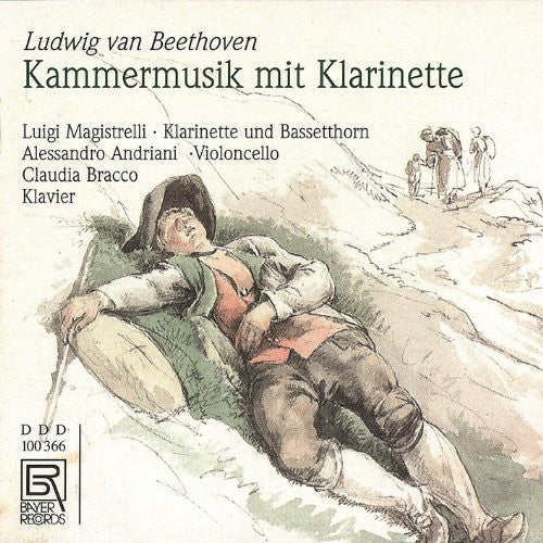 the album cover for Beethoven / Magistrelli / Bracco / Andriani - Chamber Music with Clarinet