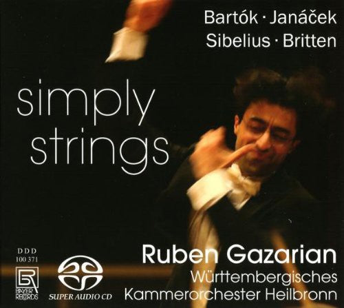 the album cover for Bartok / Gazarian / Wurttembergisches - Simply Strs-Werke Fur