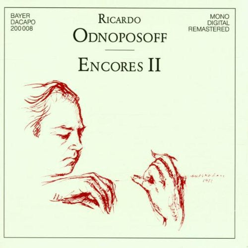 the album cover for Mompou / Chopin / Sarasate / Falla - Encores II