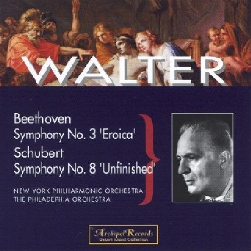the album cover for Beethoven / Walter - Sinfonie 3 Schubert 8
