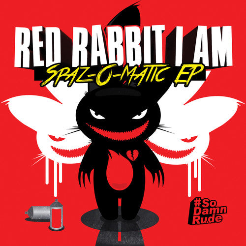 the album cover for Red Rabbit I Am - Spaz-O-Matic EP