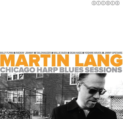 the album cover for Martin Lang - Chicago Blues Harp Sessions