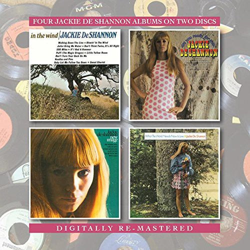 the album cover for De Jackie Shannon - In the Wind/Are You Ready for This?