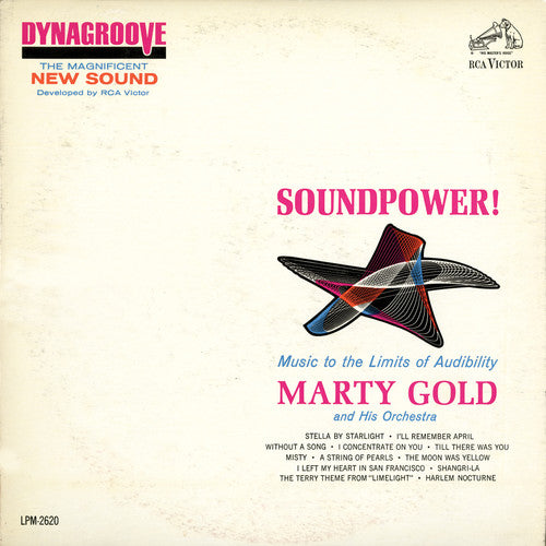 the album cover for Marty Gold - Soundpower: Music to the Limits of Audibility