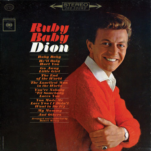 the album cover for Dion - Ruby Baby
