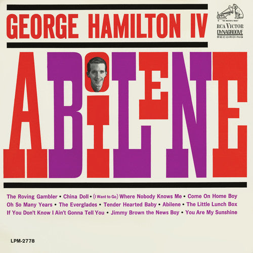 the album cover for Hamilton George Iv - Abilene