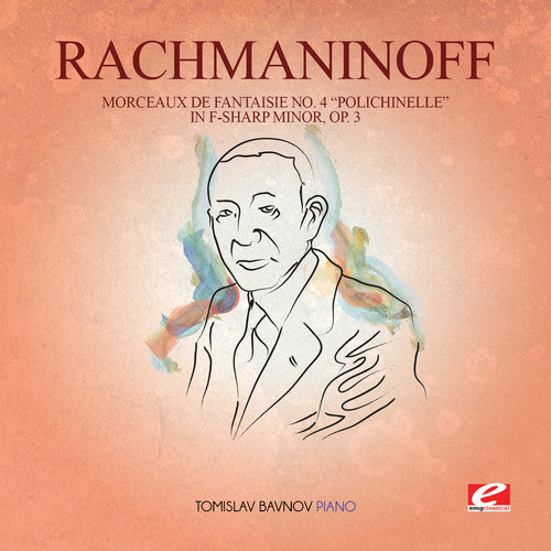 the album cover for Rachmaninoff - Morceaux de Fantaisie 4 / Polichinelle in F-Sharp
