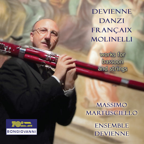 the album cover for Devienne / Martusciello / Ensemble Devienne - Works for Bassoon & String