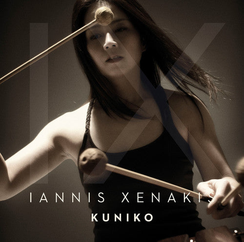 the album cover for Xenakis / Kuniko - Ix
