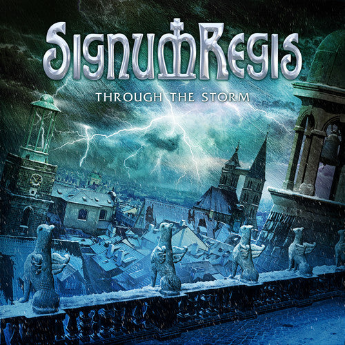 the album cover for Signum Regis - Through the Storm