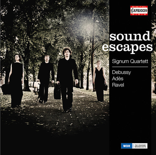 the album cover for Debussy / Signum Quartet - Soundescapes